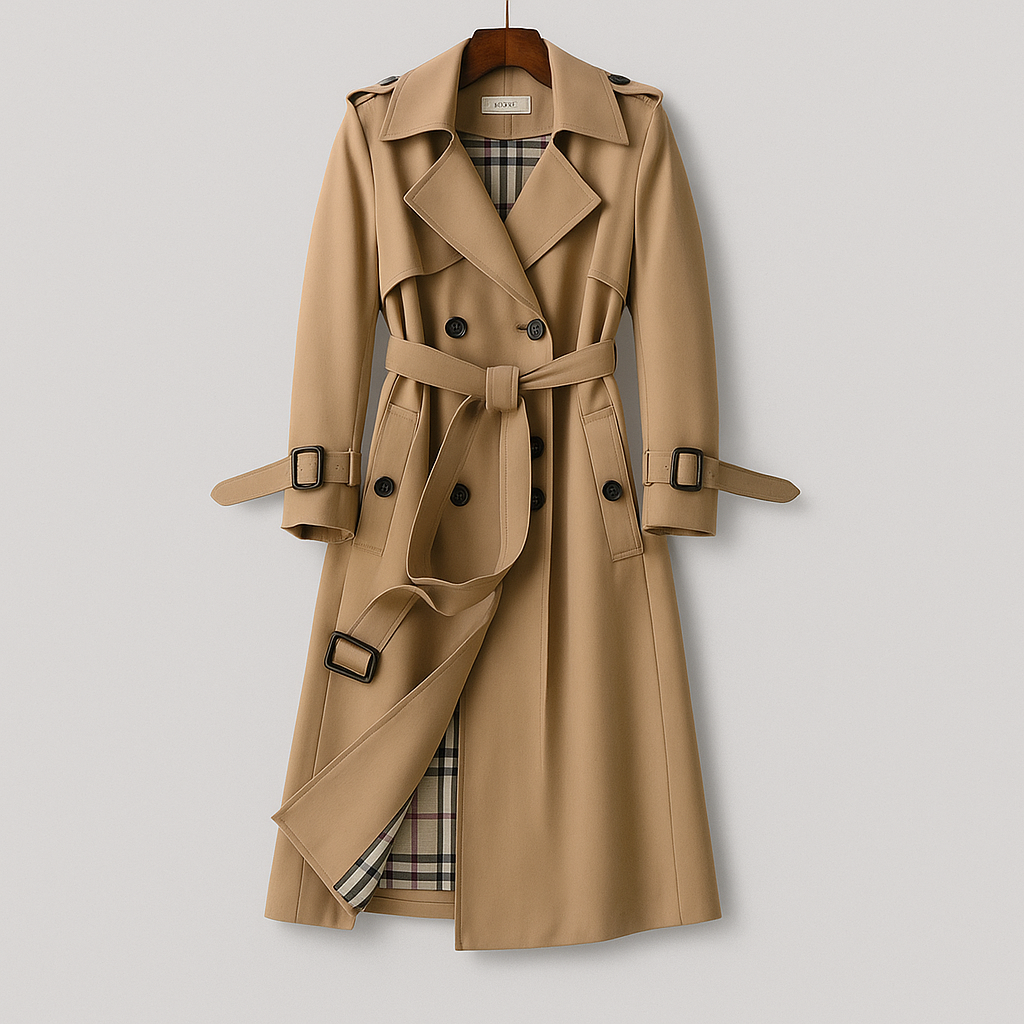 Isabella Belted Trench Coat