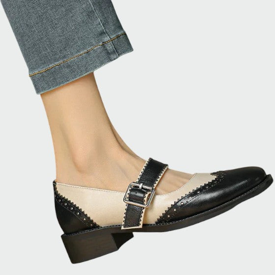 Olivia – Leather Mary Janes