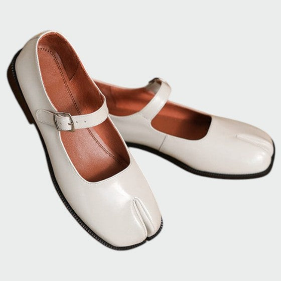 Olivia - Split-Toe Buckle Mary Jane Shoes