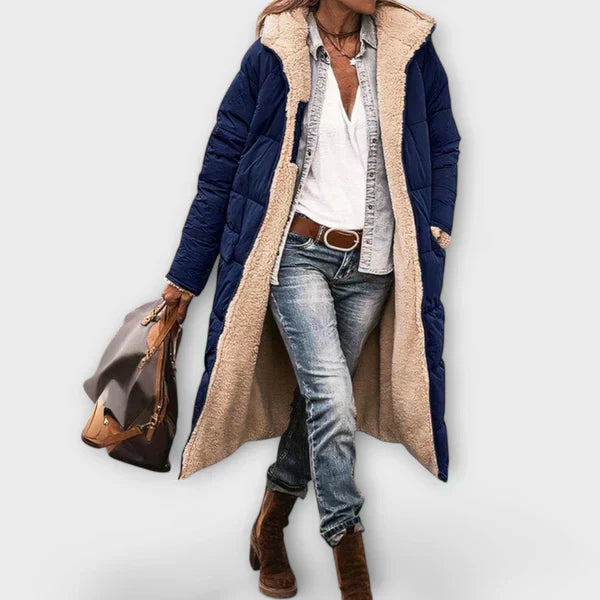 Kora – Cosy Faux Fur-Lined Coat