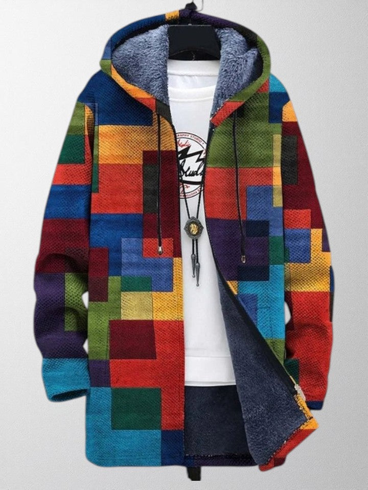 Olivia – Artistic Statement Cardigan with Unique Print