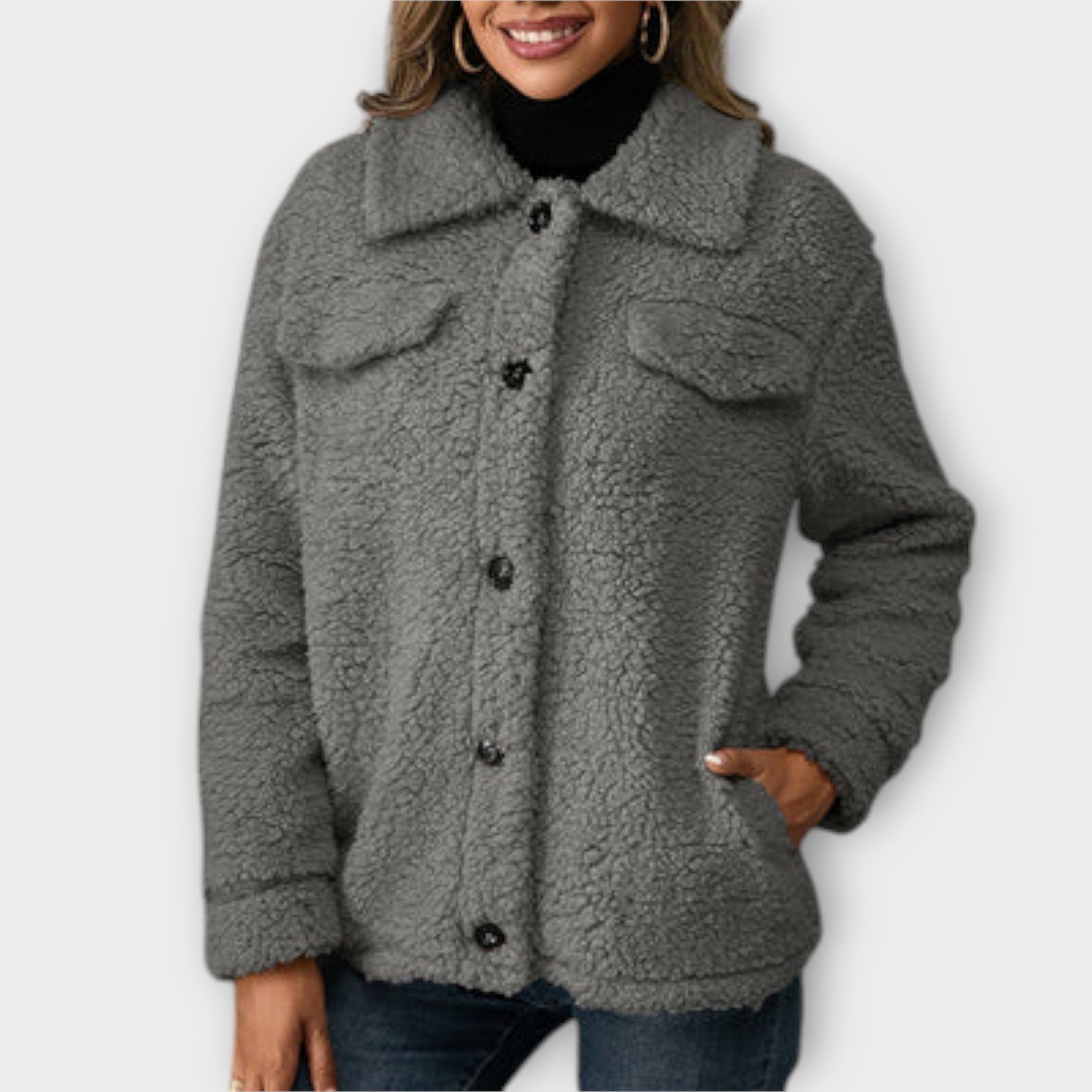 Lucy – Cosy Teddy Jacket