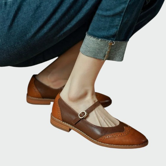 Olivia - Vintage Charm Mary Jane Shoes